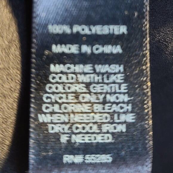 Express Black top with two tie strings on neckline - Picture 12 of 14